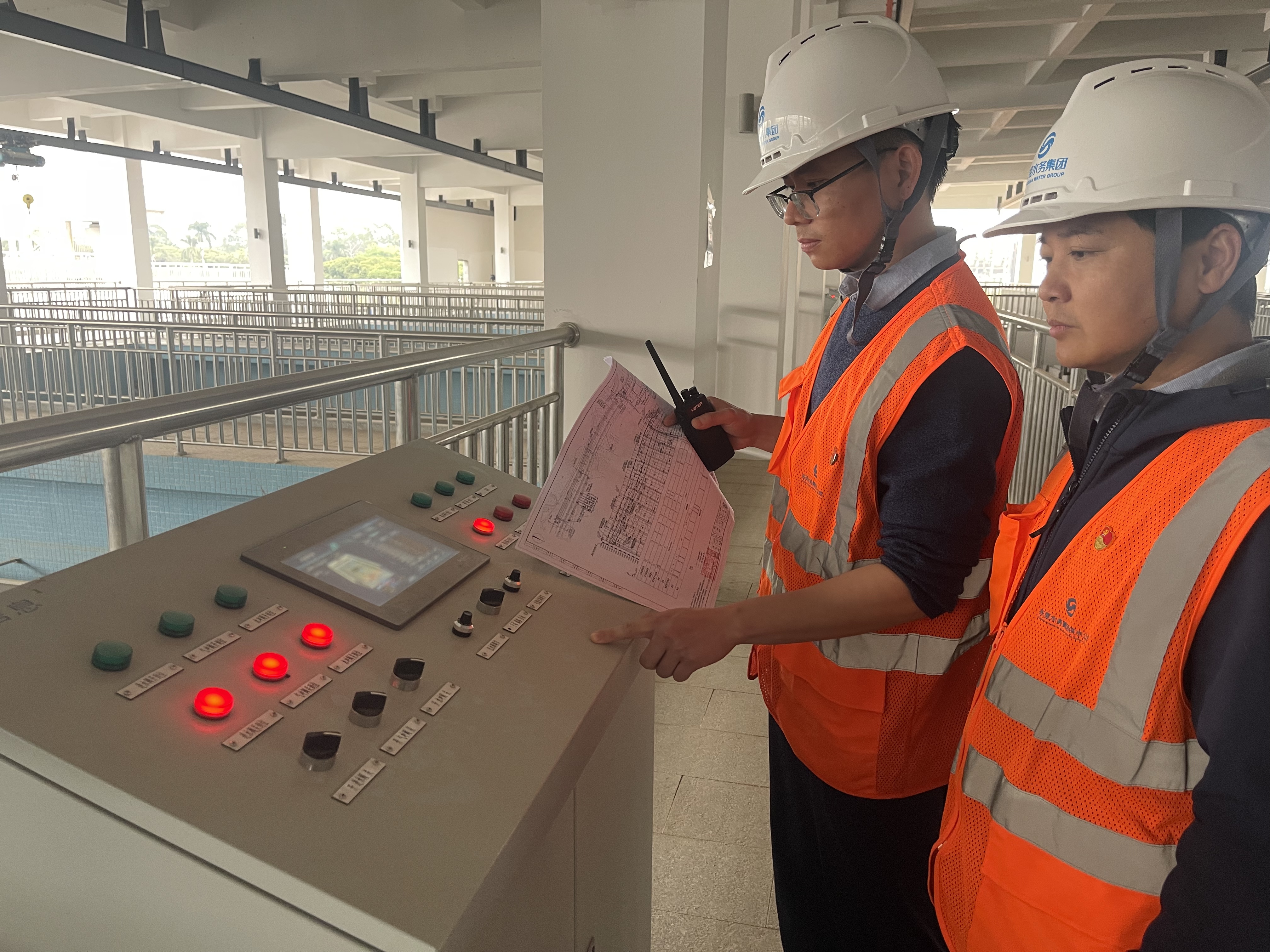 芦花坑水厂开展联调联试.jpg 芦花坑水厂开展联调联试.jpg